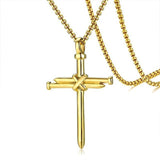 Hip Hop Punk Rock Men&#39;s Design Matte Black Long Necklace with Arrow Pendant Jewelry Chain Necklaces Gift For Men Women