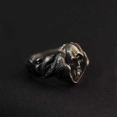 Norse Odin Raven Ring