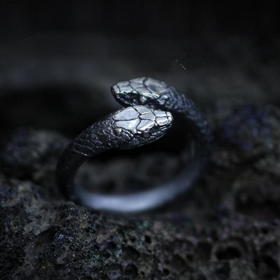 Double Headed Snake Ring