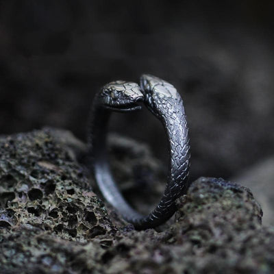 Double Headed Snake Ring - TheNineOneOne
