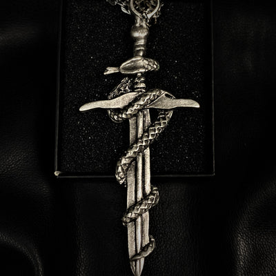 Sword and Snake Necklace