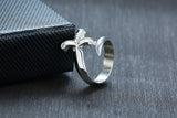 Sword Silver Color Ring