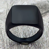 Square Ring in Black
